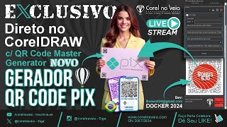 🔔Gerador QRCode PIX Direto no CorelDRAW AddOn Exclusivo do CorelnaVeia [upl. by Fink]