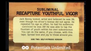 Recapture Youthful Vigor  Subliminal  Potentials Unlimited [upl. by Esirahc457]