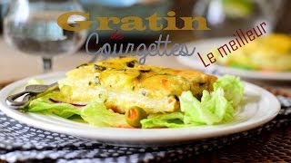 Recette gratin de courgettes [upl. by Atterg]