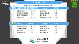 Blackley CC Yorks 1st XI v Clayton CC Yorkshire 1st XI [upl. by Moulden]