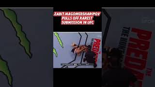 Zabit Magomedsharipov pulls off rarest submission in UFC joerogan mma ufcfighter ufc ufcmma [upl. by Ynnot]