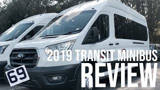 FORD TRANSIT MiniBus Review 2019 Edition 🚐 [upl. by Gunas]