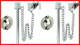 Defender Security U 9858 Sliding Patio Door Lock Pin 258 inch Chrome Finish [upl. by Leirea751]