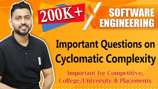 Question on Cyclomatic Complexity  Software Engg [upl. by Learsi]