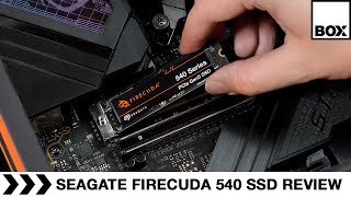 Seagate FireCuda 540 SSD Review  Gen 5 PCIe NVMe M2 [upl. by Aerdnat502]