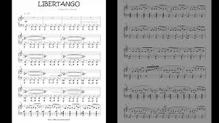 Astor Piazzolla  Libertango Piano Solo Virtuoso sheet music [upl. by Sitto256]