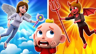 Angel or Demon Mommy  Real Vs Fake Mommy  Funny Kids Songs amp More Nursery Rhymes  Songs for KIDS [upl. by Shepley]