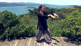 Tai Chi 5 Minutes a Day Module 01  Easy for Beginners  the Wave and Embracing the Moon [upl. by Scharaga]