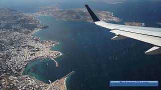 Mykonos Airport Flight take off [upl. by Adrahc]