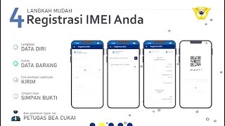 CARA MUDAH DAFTAR  REGISTRASI IMEI HP BELI DARI LUAR NEGERI [upl. by Anayit]