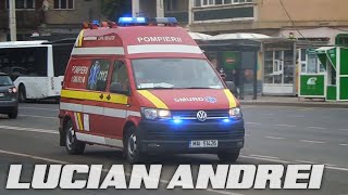 Compilation Ambulanta Pompierii SMURD B2 EPA [upl. by Tat]