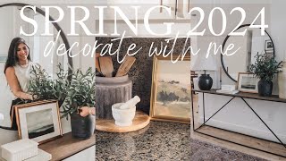 SPRING DECORATE WITH ME 2024  NEUTRAL HOME DECOR FOR SPRING 2024  DECORATE WITH ME FOR SPRING 2024 [upl. by Warde]