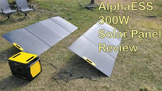 AlphaESS 300W Monocrystalline Foldable Solar Panel Review [upl. by Sondra253]