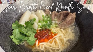 Clear Broth Beef Noodle Soup  Tiffy Cooks by Tiffy Chen [upl. by Philbert46]