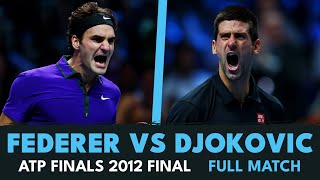 Roger Federer vs Novak Djokovic Nitto ATP Finals 2012 Final  FULL MATCH HIGHLIGHTS [upl. by Silma]