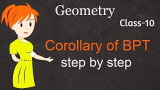 Corollary of Basic Proportionality Theorem  Class 10  Geometry  Maths 2020 [upl. by Aisyle]