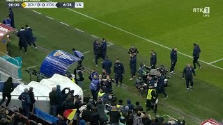 Romania vs Kosovo Match Suspended due to Kosovo players walk off the pitch [upl. by Etsirk]