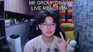 M6 GROUP DRAW LIVEE LETS GOOO [upl. by Attirehs]