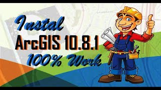 CARA INSTAL ARCGIS 10 8 1 100 WORK [upl. by Etireuqram557]