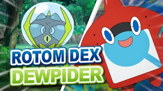 Conhecendo Dewpider Rotom Dex Nº 751 [upl. by Crespo849]