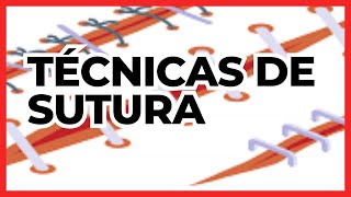 TÉCNICAS DE SUTURA  CUIDADOS EM GERAL [upl. by Lorsung]