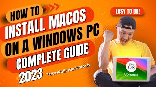 SUPER EASY Hackintosh Complete Guide  How to Install macOS on a Windows Computer [upl. by Aztiram518]