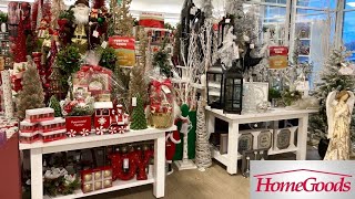 HOMEGOODS CHRISTMAS DECORATIONS CHRISTMAS DECOR ORNAMENTS SHOP WITH ME SHOPPING STORE WALK THROUGH [upl. by Enirtak]