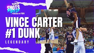 Vince Carters Legendary Olympic Dunk  The Unforgettable Moment Over Frederic Weis  Shots Fired 🔥 [upl. by Gahan]