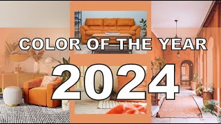 🔥COLOR OF THE YEAR 2024  INTERIOR DESIGN [upl. by Hyman254]