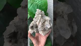 Beautiful Quartz Cluster with Aquamarine Mica and Feldspar youtubeshorts 1million views [upl. by Redan533]