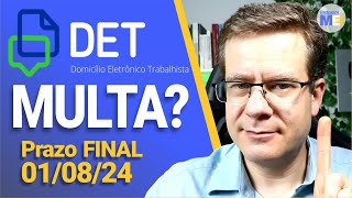 ⚠️ MULTA DO DET PARA O MEI 0108 SERÁ [upl. by Sumedocin441]