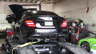 23L Whipple Supercharged C63 AMG M156 tuned by eightysixtuned [upl. by Neelak]