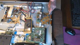 wwwtulsatvrepairbiz Xmain board problem 43 TV Samsung [upl. by Normand]