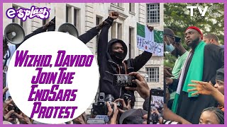 Wizkid Davido Take Up EndSars And EndPoliceBrutality Protest [upl. by Gilbye502]