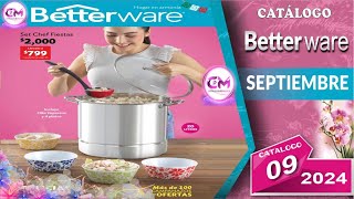 CATALOGO BETTERWARE SEPTIEMBRE 2024 [upl. by Linette]