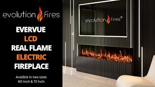 Evolution Fires Evervue LCD Real Flame Technology [upl. by Yank841]