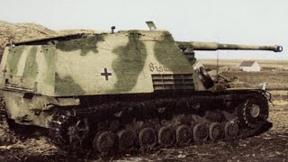 Nashorn – opentopped heavy tank destroyer on a Panzer IV chassis [upl. by Attennaej]