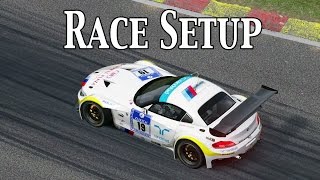 Assetto Corsa Race Setup BMW Z4 GT3  Spa  Base Setup [upl. by Ermin629]