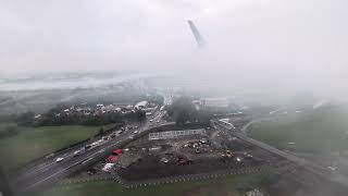 Aer lingus flight 114 Philadelphia Pennsylvania to Dublin Ireland landing Airbus [upl. by Thissa]