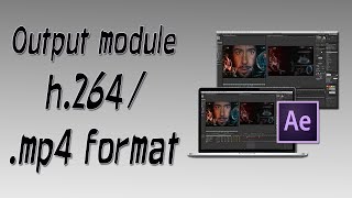 How to add h264MPEG4 mp4 on Output Module Adobe After Effects CC [upl. by Amethist]