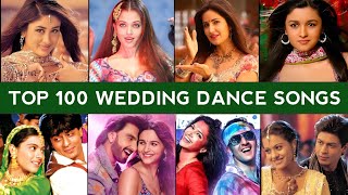 Top 100 Wedding Dance Songs  Random 100 Shaadi Songs  Sanam Verse [upl. by Wiburg]