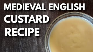 Medieval English Custard Milkemete [upl. by Lewert]