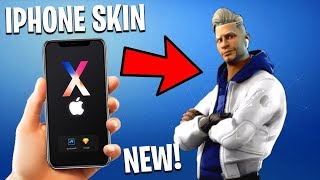 the New IPHONE EXCLUSIVE SKIN in Fortnite Exclusive IPHONE SKIN [upl. by Annekahs465]