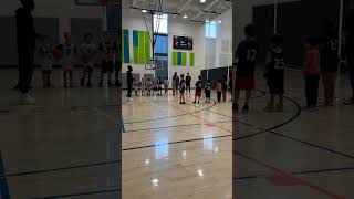 I pledge to do the best I can YMCA Marion county Salem OR 1amp2nd grader basketball game [upl. by Arbba237]