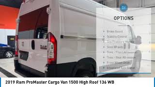 2019 Ram ProMaster Cargo Van C220694Y [upl. by Hanikas]