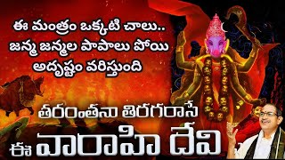 వరాహ అవతారం  Who is VARAHI Devi  Varaha Avataram by Sri Chaganti Koteswara Rao [upl. by Mechelle64]