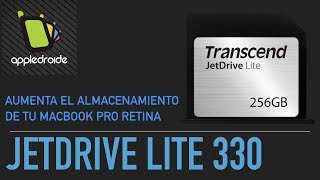 Jetdrive Lite 330 Aumenta el almacenamiento de tu MacBook Pro [upl. by Haran]