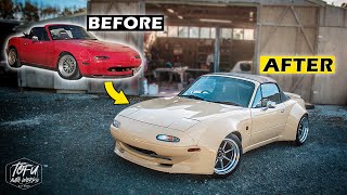 Building a Widebody Miata in 10 Minutes [upl. by Zackariah]