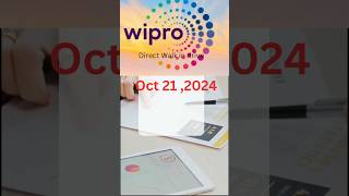 Wipro direct Walkin interview for freshers  GIS role  latest jobs 2024 [upl. by Mcspadden]