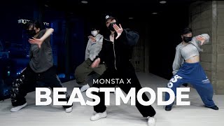 MONSTA X 몬스타엑스  BEASTMODE  Whatdowwari Choreography [upl. by Shere807]